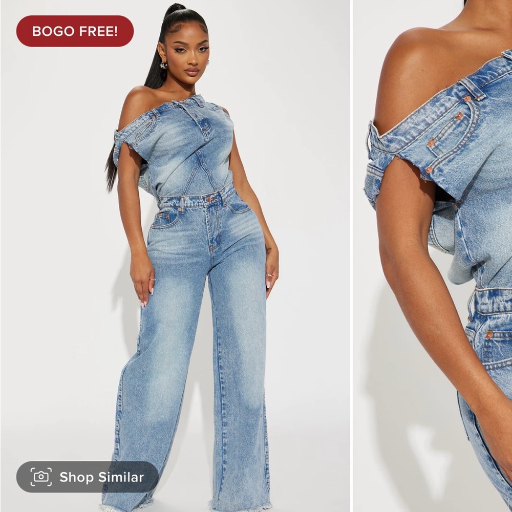 COPY - Fashionova Dakota Denim Jumpsuit